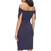 image:imageVince Camuto Womens Sleeveless Off Shoulder Cocktail Midi DressNavy