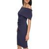 image:imageVince Camuto Womens Sleeveless Off Shoulder Cocktail Midi DressNavy