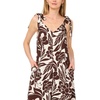 image:imageVince Camuto Womens Sleeveless Tie Strap Wide Leg JumpsuitMocha