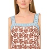 image:imageVince Camuto Womens Smocked Back Sleeveless Maxi DressRust