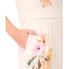 image:imageVince Camuto Womens Smocked Waist Wide Leg PantAntiq White