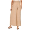 image:imageVince Camuto Womens Smocked Wide Leg Pull on PantBeige