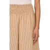 image:imageVince Camuto Womens Smocked Wide Leg Pull on PantBeige