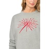image:imageVince Camuto Womens Sparkler Motif Crew Neck Long Sleeve SweaterLight Heather Grey