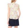 image:imageVince Camuto Womens SplitNeck Flutter Sleeve BlouseRaspberry Sorbet