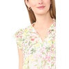 image:imageVince Camuto Womens SplitNeck Flutter Sleeve BlouseRaspberry Sorbet