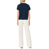 image:imageVince Camuto Womens Star Motif Crew Neck Short Sleeve SweaterClassic Navy