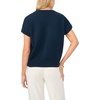 image:imageVince Camuto Womens Star Motif Crew Neck Short Sleeve SweaterClassic Navy