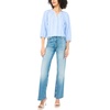 image:imageVince Camuto Womens Striped 34 Raglan Sleeve Button Down BlouseUltramarine