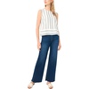 image:imageVince Camuto Womens Striped Sleeveless Crew Neck BlouseClassic Navy