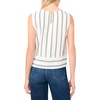 image:imageVince Camuto Womens Striped Sleeveless Crew Neck BlouseClassic Navy