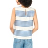 image:imageVince Camuto Womens Striped Sleeveless Crew Neck TopDenim