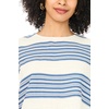 image:imageVince Camuto Womens Striped Sleeveless Crew Neck TopDenim