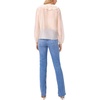 image:imageVince Camuto Womens Tencel Ruffle Front Long Sleeve BlouseLily Ivory
