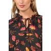 image:imageVince Camuto Womens Tie Neck 34 Peasant Sleeve BlouseRich Black