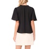 image:imageVince Camuto Womens Tie Neck Princess Sleeve BlouseRich Black