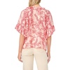 image:imageVince Camuto Womens Tie V Neck 34 Sleeve Ruffle Front BlouseSummer Rose