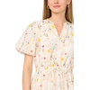 image:imageVince Camuto Womens Tie Waist Split Neck Short Sleeve Maxi DressUltra White
