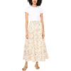 image:imageVince Camuto Womens Tiered Smocked Waist Maxi SkirtAntique White