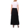 image:imageVince Camuto Womens Tiered Smocked Waist Maxi SkirtRich Black