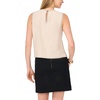 image:imageVince Camuto Womens Top Stitch Sleeveless TopSoft Cream