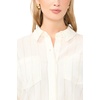 image:imageVince Camuto Womens Two Front Pocket Long Sleeve Button Down BlouseNew Ivory
