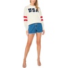 image:imageVince Camuto Womens USA Crew Neck Long Sleeve SweaterAntique White