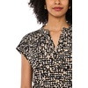 image:imageVince Camuto Womens V Front Placket Short Sleeve BlouseRich Black