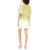 image:imageVince Camuto Womens V Neck 34 Sleeve Button Down TopFlora Green