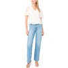 image:imageVince Camuto Womens V Neck 34 Sleeve Button Down TopUltra White