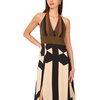 image:imageVince Camuto Womens VNeck Barback Maxi DressRich Black