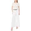 image:imageVince Camuto Womens Wide Leg Pull on Lace PantUltra White