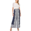 image:imageVince Camuto Womens Wide Leg Pull on PantClassic Navy