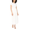 image:imageVince Camuto Womens Yoke Waist Band Maxi SkirtUltra White