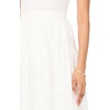 image:imageVince Camuto Womens Yoke Waist Band Maxi SkirtUltra White