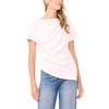 image:imageVince Camuto Asymmetrical Short SleeveUltra White