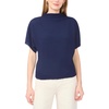 image:imageVince Camuto Cowl Neck Short Flutter Sleeve Blouse407 Classic Navy