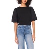 image:imageVince Camuto Crew Neck Puff Sleeve Kint TopRich Black