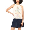image:imageVince Camuto High Neck Sleeveless BlouseAntique White