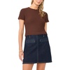 image:imageVince Camuto Knit T Shirt with Neck BandMocha