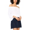 image:imageVince Camuto Off The Shoulder Pleated BlouseUltra White