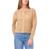image:imageVince Camuto Pointelle Long Sleeve CardiganLatte Heather