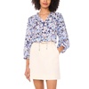 image:imageVince Camuto Raglan Peasant Split Neck BlouseBlue Shadow