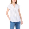 image:imageVince Camuto Relaxed Collar Short Sleeve BlouseUltra White