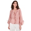 image:imageVince Camuto Ruffle Sleeve and Center FrontCoral Dusk