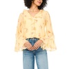 image:imageVince Camuto Ruffle Sleeve and Center FrontMellow Yellow