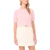 image:imageVince Camuto Sheer Short Sleeve CardiganBaby Pink