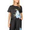 image:imageVince Camuto Short Sleeve Crew Neck BlouseRich Black