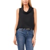 image:imageVince Camuto Sleeveless Cowl Neck Luxe Crpe De Chine BlouseRich Black