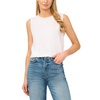 image:imageVince Camuto Sleeveless Crew Neck BlouseUltra White